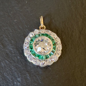 Emerald & Diamond Pendant