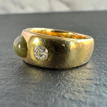 Load image into Gallery viewer, Chrysoberyl &amp; Diamond Ring
