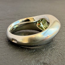 Load image into Gallery viewer, ROCKS Bespoke Mint Green Garnet Ring
