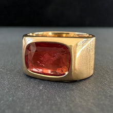 Load image into Gallery viewer, ROCKS Bespoke ~ Orange-Red Spinel Ring
