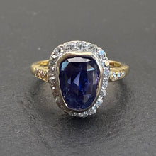 Load image into Gallery viewer, Sapphire + Diamond Ring
