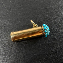 Load image into Gallery viewer, Turquoise Pencil Pendant
