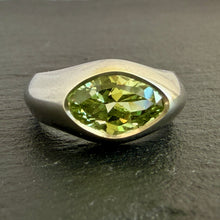 Load image into Gallery viewer, ROCKS Bespoke Mint Green Garnet Ring

