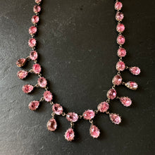 Load image into Gallery viewer, Pink paste rivière necklace
