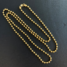 Load image into Gallery viewer, Italian Gold Ball Chain
