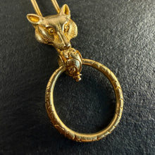 Load image into Gallery viewer, Fox Pendant with Split Ring
