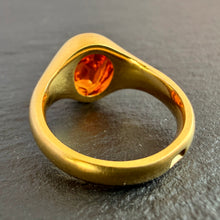 Load image into Gallery viewer, ROCKS Bespoke Orange Garnet Ring
