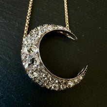 Load image into Gallery viewer, Diamond Crescent Necklace
