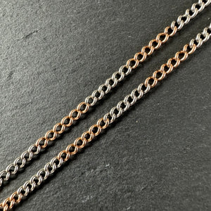 Rose Gold and Platinum Chain