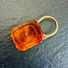 Load image into Gallery viewer, Intaglio Padlock Pendant
