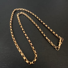 Load image into Gallery viewer, 9k Gold Smooth Oval Belcher Link Chain Necklace
