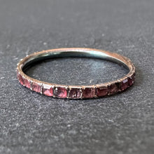 Load image into Gallery viewer, Garnet Eternity Band Ring
