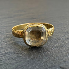 Load image into Gallery viewer, Rock Crystal Mourning Ring
