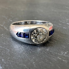 Load image into Gallery viewer, Diamond &amp; Sapphire Ring
