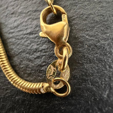 Load image into Gallery viewer, 18k Gold 19.5” Snake Chain
