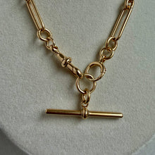 Load image into Gallery viewer, 18k Gold Trombone Link Chain
