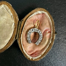 Load image into Gallery viewer, Diamond Horseshoe Pendant
