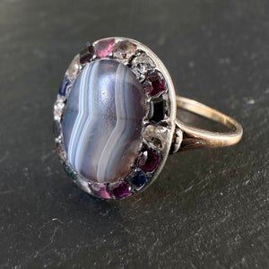 Planetary Agate Ring