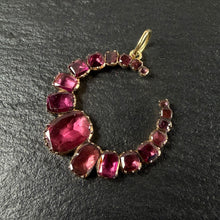 Load image into Gallery viewer, Garnet Crescent Pendant
