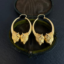 Load image into Gallery viewer, French Bison Hoop Earrings
