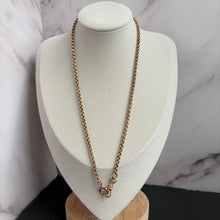 Load image into Gallery viewer, 9k Gold Faceted Belcher Link Chain Necklace
