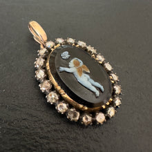 Load image into Gallery viewer, Cameo &amp; Diamond Pendant
