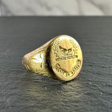 Load image into Gallery viewer, “Verus Ad Finem” Signet Ring

