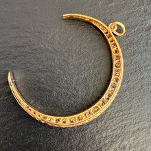 Load image into Gallery viewer, Diamond Crescent Moon Pendant
