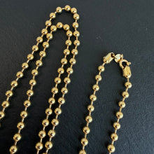 Load image into Gallery viewer, Italian Gold Ball Chain
