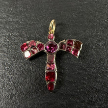 Load image into Gallery viewer, Garnet Dragonfly Pendant
