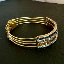 Load image into Gallery viewer, Sapphire Diamond &amp; Topaz Bracelet
