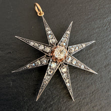 Load image into Gallery viewer, Large Diamond Star Pendant
