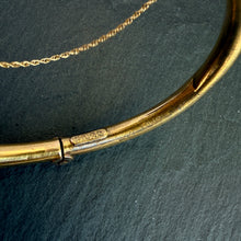 Load image into Gallery viewer, Etruscan Revival 15k gold Jaguar/Panther Bangle
