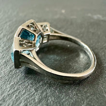 Load image into Gallery viewer, Art Deco Aquamarine Ring
