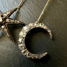 Load image into Gallery viewer, APOR Bespoke ~ Moon And Star Earrings
