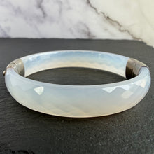 Load image into Gallery viewer, Sterling Silver &amp; Agate Bangle
