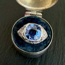 Load image into Gallery viewer, Belle Epoque Sapphire &amp; Diamond Ring
