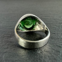 Load image into Gallery viewer, Platinum Tourmaline Signet Ring
