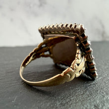 Load image into Gallery viewer, Georgian Diamond Plaque Ring
