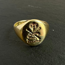Load image into Gallery viewer, 18k Gold Cobra Signet Ring
