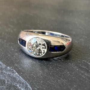 Diamond & Sapphire Ring