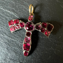 Load image into Gallery viewer, Garnet Dragonfly Pendant
