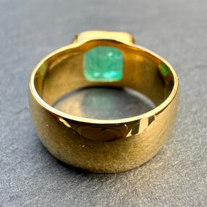 Bespoke Antique Colombian Emerald Ring