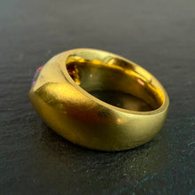 Load image into Gallery viewer, Bespoke Tanzanian Garnet Ring
