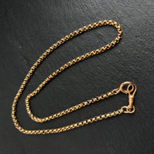 Load image into Gallery viewer, 9k Gold Faceted Belcher Link Chain Necklace
