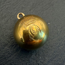 Load image into Gallery viewer, 22k “O” Locket Pendant
