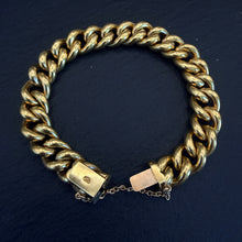 Load image into Gallery viewer, 15k Gold Curb Bracelet
