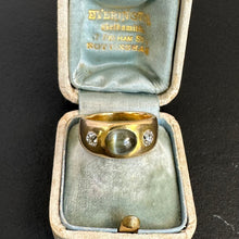 Load image into Gallery viewer, Chrysoberyl &amp; Diamond Ring

