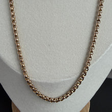 Load image into Gallery viewer, 9k Gold Faceted Belcher Link Chain Necklace
