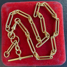 Load image into Gallery viewer, 18k Gold Trombone Chain
